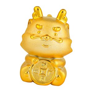 Bothyi - Hucha De Estatuilla De Dragón Chino De Cerámica Para Decoración De Escritorio Ligera