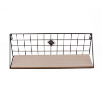 Imahe - Repisa Metalica Base Madera 45X12X15 Cm