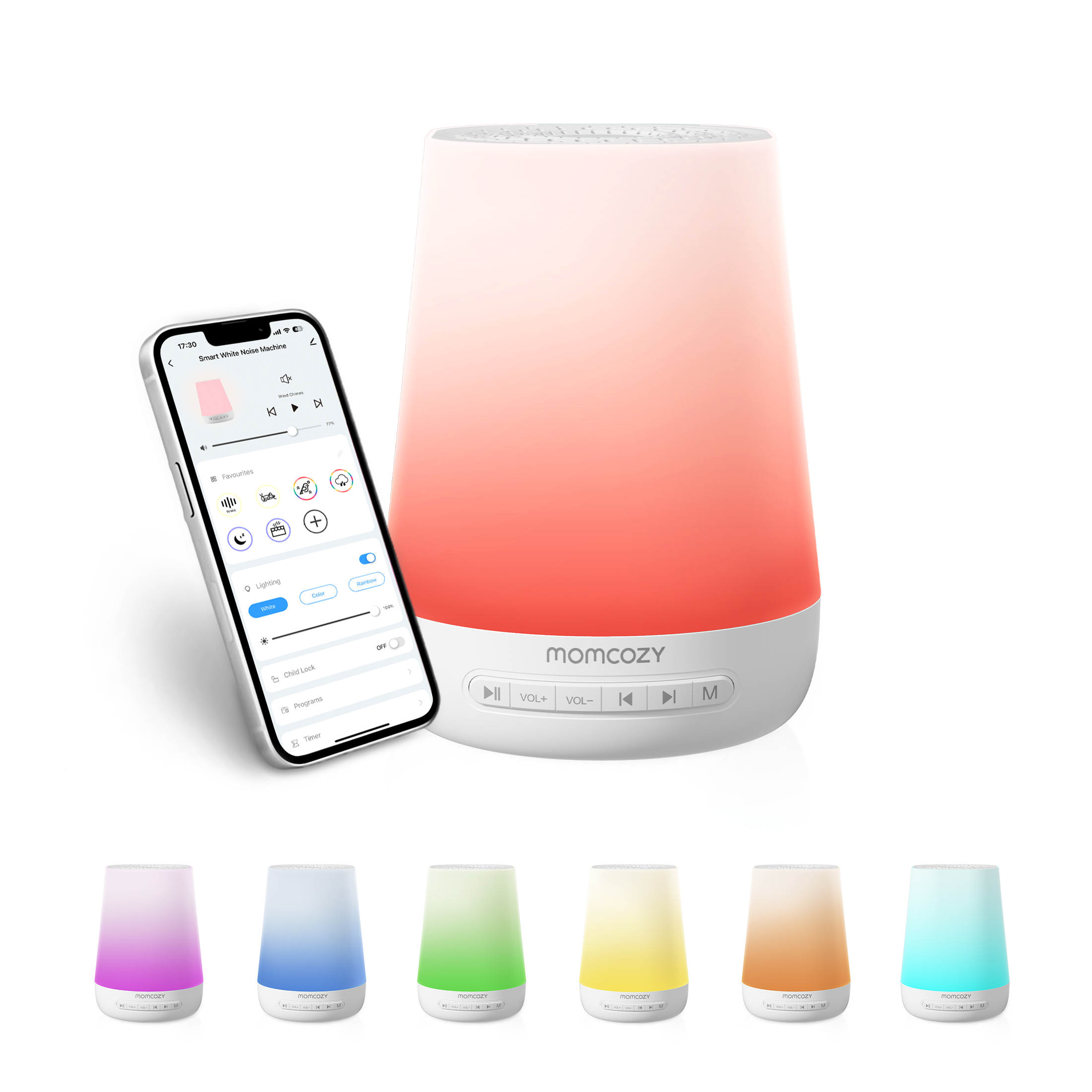 Momcozy Máquina De Ruido Blanca Para Dormir Para Bebé