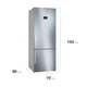 thumbnail image 2 of Refrigerador Bosch Bottom Freezer No Frost / Kgn56Xidr 508 Litros, 2 of 9
