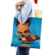 thumbnail image 4 of Zoo Battle Arena Bolso de tela con estampado de lienzo para mujer, bolsa de compras reutilizable y estética, con cremallera interior, regalo para mujer, 35 × 40 cm., 4 of 6