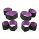 thumbnail image 1 of 1/2 Pair Of Black And Purple Sponge Strap, Female Equipment Handcuffs, Adult Sex Toys, Black And Purple Sponge Handcuffs, BDSM Binding Handcuffs, Sex Training, 1 of 3