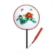 thumbnail image 1 of 1pc Embroidery Crafts Double-sided Embroidery Group Fan Palace Fan Handmade Fan Ancient Style Tourist Spot Photo Props Dance Double-sided Embroidery Fan, 1 of 3