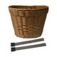 thumbnail image 2 of Cesta De Bicicleta Para Niños, Cesta De Triciclo Portátil, Accesorios, Cesta De Bicicleta, Marrón Oscuro, 2 of 3