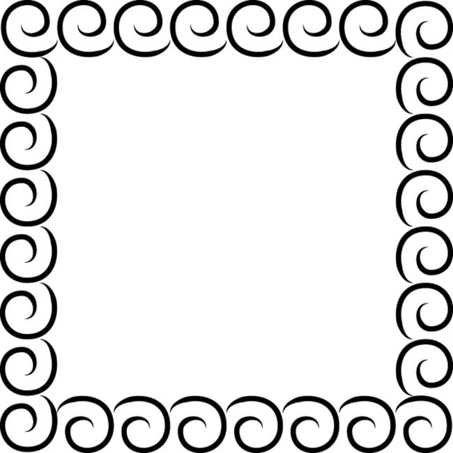 Rienda Libre Graphics - Decomural Spiral Pattern Ornate Frame Art Ws-35860