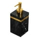thumbnail image 2 of Dispensador De Jabón Con Textura De Mármol, Dispensador De Jabón Para Hotel, Baño, Cocina, 500ml, Negro, 2 of 5