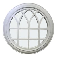 Genérico - Espejo Decorativo Circular Ventana Elegante Blanco Jhn
