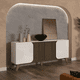 thumbnail image 1 of Buffet Aparador Elegance Off WhitePino Ripado 160x46,8x77 cm, 1 of 8