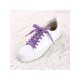 thumbnail image 2 of INSPIRE CHIC Cordones metálicos planos unisex de 1 cm de ancho con brillo y destello para reemplazo en zapatillas y botas 130 cm/51.18" Lila claro, 2 of 6