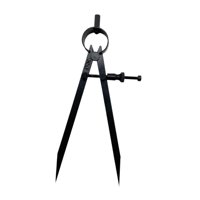 Magideal - Divisor De Metal, Brújula Espaciadora, Trazador Bloqueable, Divisor De Punta Fina De Precisión, Divisor De Resorte Para Diseño De Joyería, Círculos De 6 Pulgadas