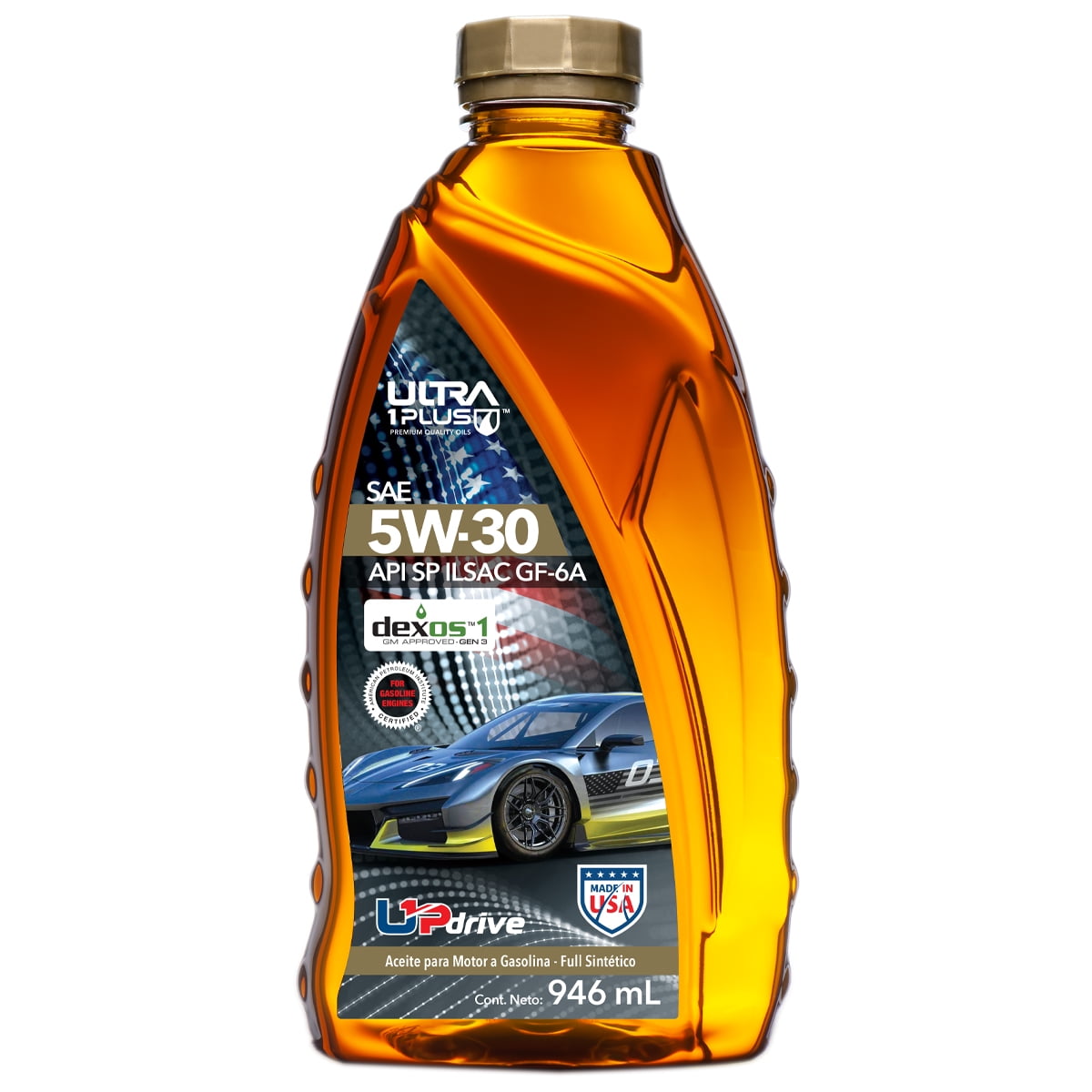 Aceite De Motor 5w-30 Ultra1plus Full Sintético Dexos1 Gen 3
