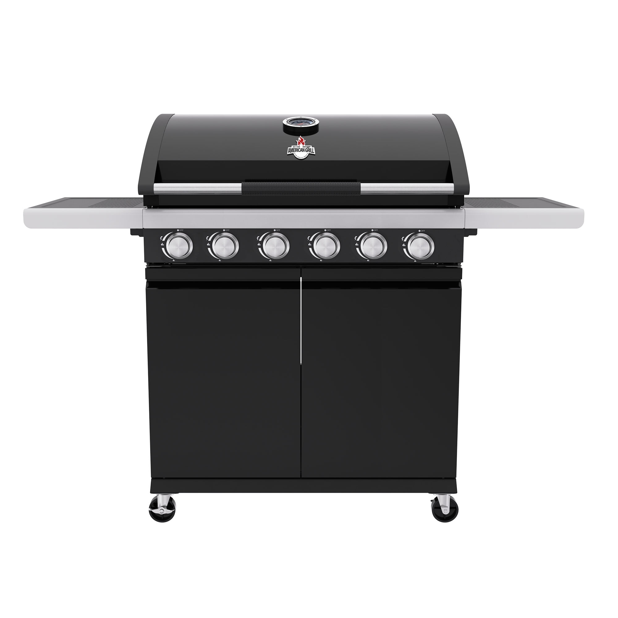 American Grill - Parrilla A Gas 6 Quemadores Texas Black