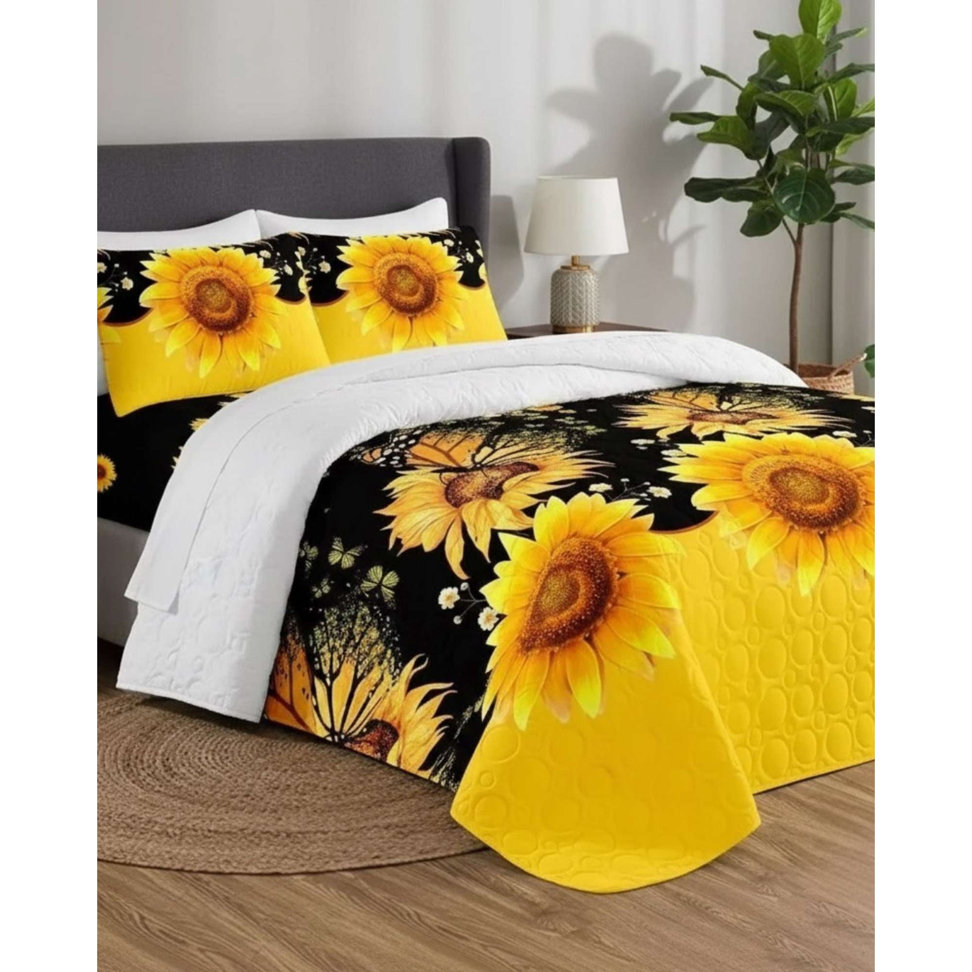 Genérico - Sabana Con Cubrecama De Verano Plaza Y Media + 1 Almohada