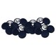 thumbnail image 1 of Uxcell 20 piezas Botón cubierto de tela de 20 mm Botones de costura redondos de metal para trajes, blusas, suéteres, azul marino, 1 of 5