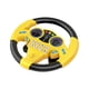 thumbnail image 2 of Volante De Simulación Volante De Juguete Para Fiesta Juego De Roles Interacción Amarillo, 2 of 3