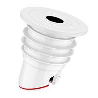 Magideal - Anillo De Sellado De Silicona Para Desagüe De Ducha Universal, Sello Desodorante Para Lavandería Blanco 73Mmx64Mm