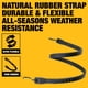 thumbnail image 4 of Cintas de lona de goma DEWALT DXBC3001015-40 negras, 15 cm, paquete de 40, 4 of 9
