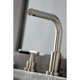thumbnail image 4 of Grifo Kingston Brass Kaiser FSC8958CKL de instalación extendida, níquel cepillado, 4 of 5