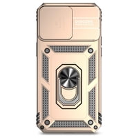 Estuche Gangxun Para Iphone 15 Pro Max, Soporte Giratorio 360°, Estilo Mecánico Y Magnético