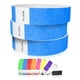 thumbnail image 1 of Pulseras WristCo Tyvek 600 azul neón para eventos, 600 W, 3/4 pulgadas, 1 of 7