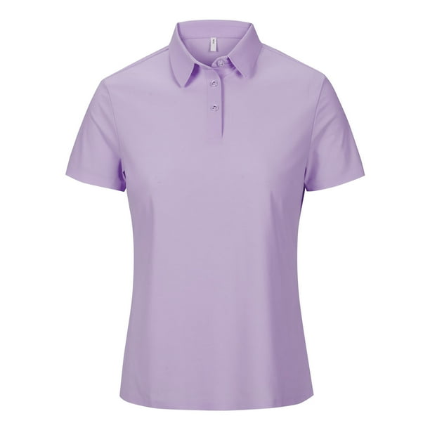 Polera Ultra Dry Fit Con Cuello Manga Corta Nueva Temporada Mujer