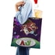 thumbnail image 4 of Hey AJ Bolso de tela con estampado de lienzo para mujer, bolsa de compras reutilizable y estética, con cremallera interior, regalo para mujer, 35 × 40 cm., 4 of 6