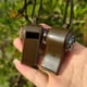 thumbnail image 4 of 1pc 3 In 1 Emergency Survival Whistle,Compass,Thermometer,Referee Cheerleading Whistle,Sporting Goods,Camping Hiking Outdoor Tools,Outdoors High Decibel Portable Keychain Whistle Double Pipe Emergency, 4 of 4