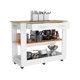 thumbnail image 4 of Isla de Cocina Cala 2 Cajones 2 Repisas Blanco - Macadamia, 4 of 7