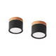 thumbnail image 3 of Pack 2 focos sobrepuesto 7w decorativo madera led café, 3 of 3