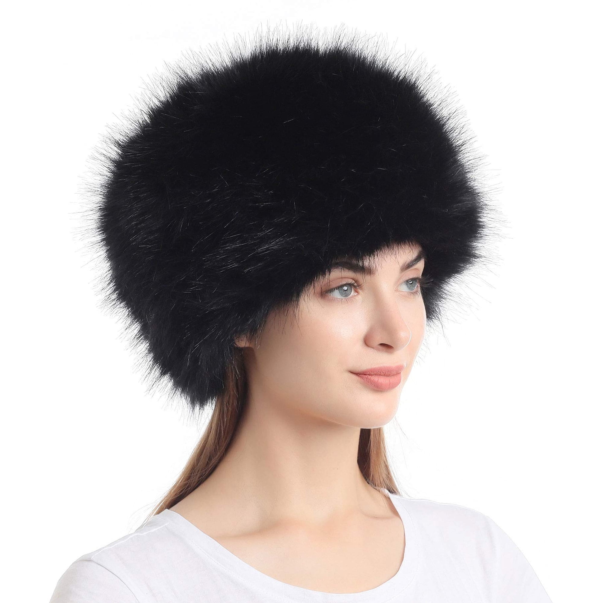 Gorro De Piel Sintética La Carrie Para Mujer, Estilo Cosaco De Invierno, Estilo Ruso