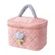 thumbnail image 3 of Bolsa De Cosméticos De Moda, Organizador De Bolsas, Neceser De Pana Con Cremallera, Rosa, 3 of 5