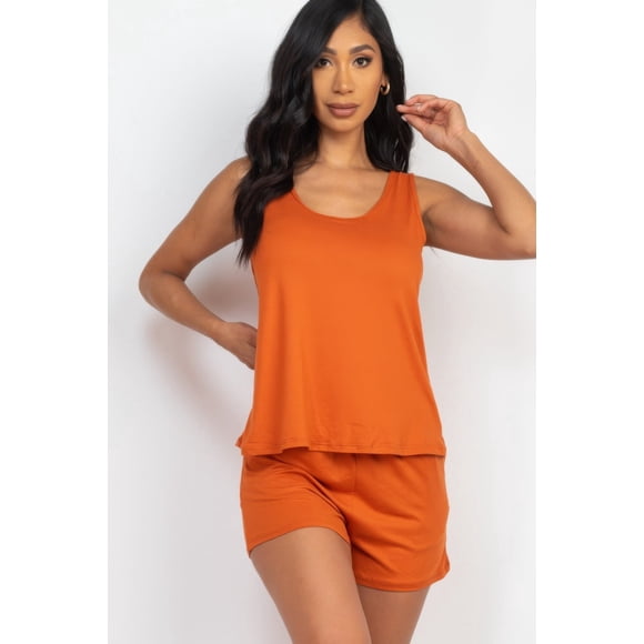 Conjunto Comfy Tank Top Y Shorts