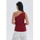thumbnail image 3 of Polera Mujer Asimétrico Rojo Oscuro, 3 of 4