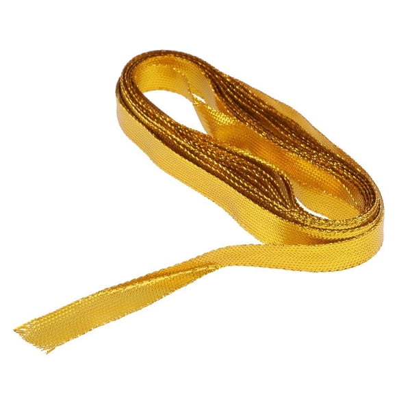 Cinta metálica del brillo de 5 metros para el regalo de la decoración de la boda que envuelve el oro el 1cm
