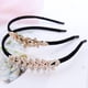 thumbnail image 3 of Paquete de 2 diademas para mujer con cristales y diamantes de imitación, diademas antideslizantes a la moda, aros elásticos para el cabello, accesorios de joyería para el cabello, tocados con joyas, a, 3 of 6