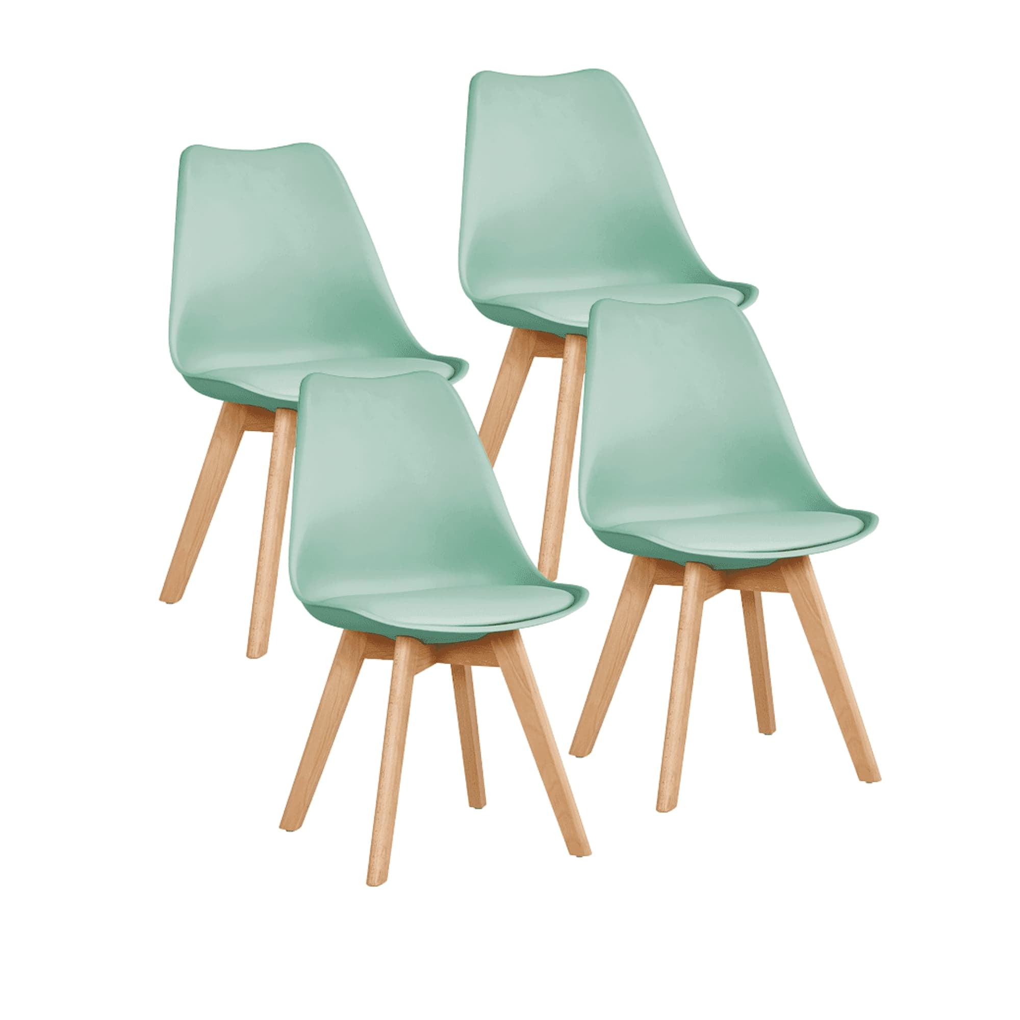 Moadchile - Pack 4 Sillas Tulip Mentas