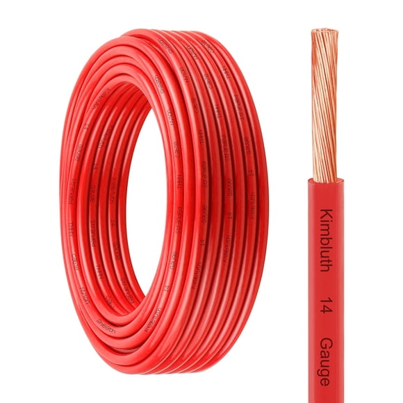 Cable Kimbluth THHN 14 AWG 7,6 m Cobre 600V Rojo