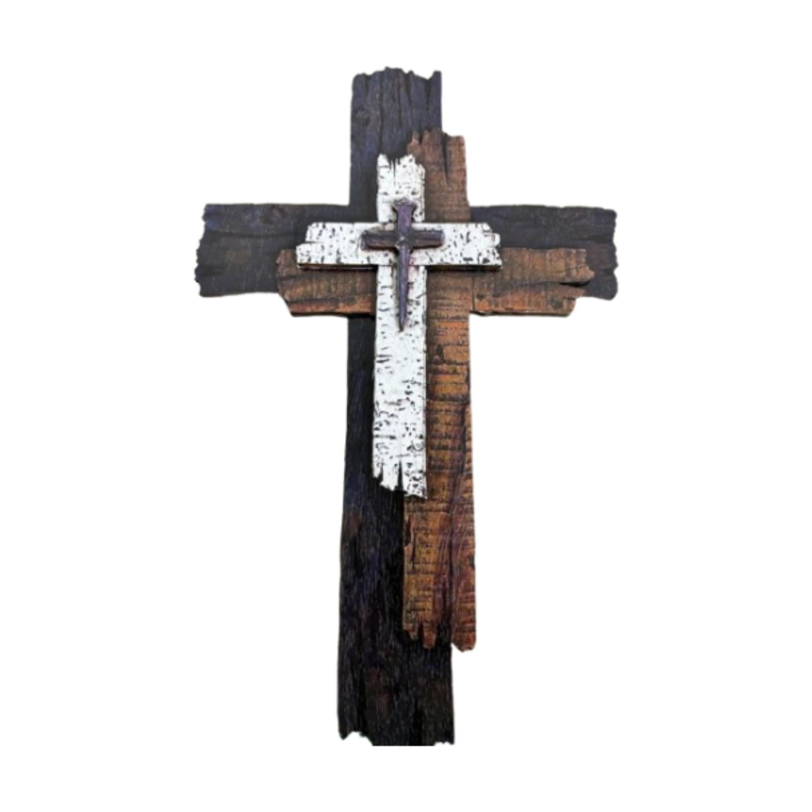 Bothyi - Cruz De Madera Para Pared, Coleccionable, Regalo Para Fiestas, Para Dormitorio, Armario, Ventana