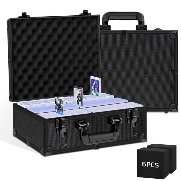 Caja de almacenamiento para tarjetas PAPNIX Toploader para tarjetas rígidas de 3 x 4 pulgadas y 35 p