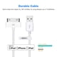 thumbnail image 2 of Cable de acoplamiento Aibocn con certificación MFi de 30 pines para iPhone 4, 4S y iPad, 2 of 7