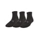 thumbnail image 1 of Medias Under Armour Play Up Quarter Mujer Paquete de 3 Negro, 1 of 3