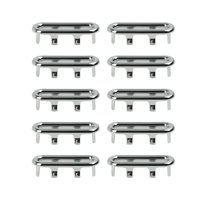 Bothyi - 10 Uds. Reemplazo De La Cubierta Del Orificio De La Cubierta Del Desbordamiento Del Fregadero Para El Lavabo De La Cocina Ovalado