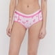 thumbnail image 2 of BoyShort Mujer Mujer Cotton Rosado Print Corona, 2 of 5