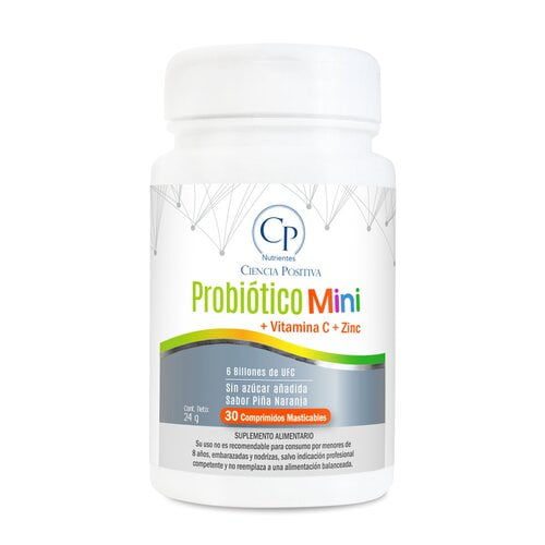 Probiótico Mini x30 comp. masticables, CP Nutrientes