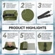 thumbnail image 5 of Mochila Impermeable 20 L Flotante Impermeable Verde, 5 of 8