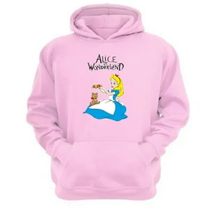Genérico - Polerón Canguro Alicia Cuentos Infantiles Rosa Talla L Unisex