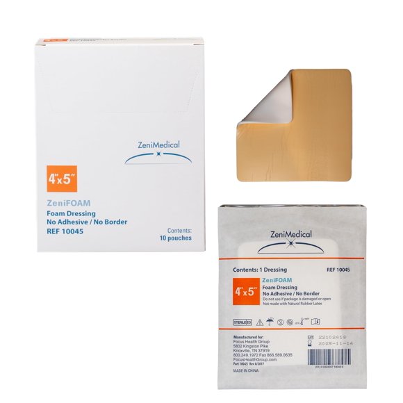 Vendaje de espuma Zeni Medical 10x13 cm estéril 10 uds