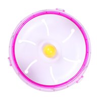 Ioensy - Disco De Plástico Para Correr, Spinner, Rueda De Ejercicio Para Hámster, Rosa, 21Cm
