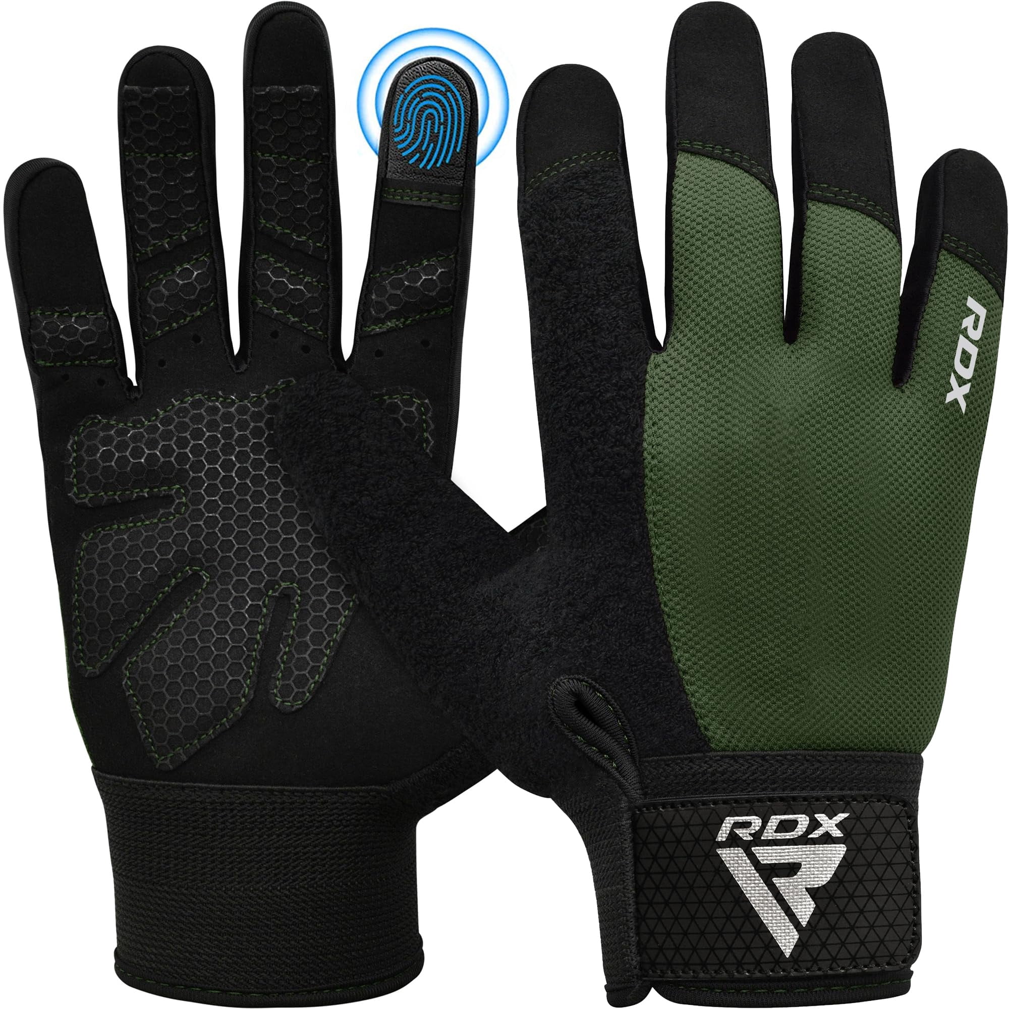 Guantes Para Levantar Pesas Rdx Para Gimnasio Con Dedo Completo Touch