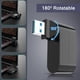 thumbnail image 3 of Hub Usb Usb 3 0 De 4 Puertos Con 3 Puertos Usb Y 1 Puerto De Alimentación Datos Usb C, 3 of 7